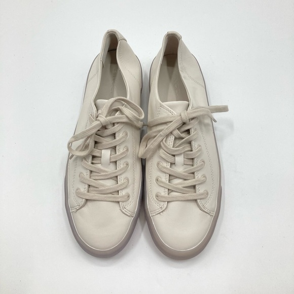 Vince heaton white platform sneakers size 8.5 - Picture 3 of 9